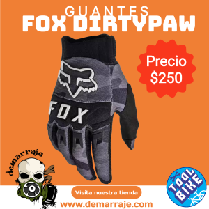 Guantes Fox Gris camuflaje