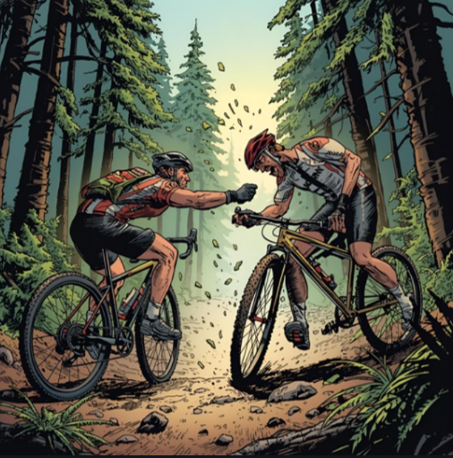 Ciclista contra Ciclista